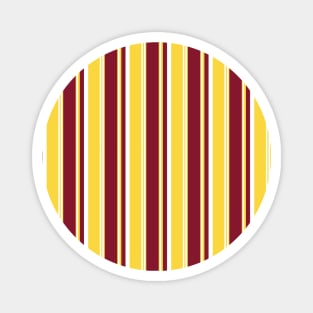 Red and Yellow Stripes Pattern 049#001 Magnet